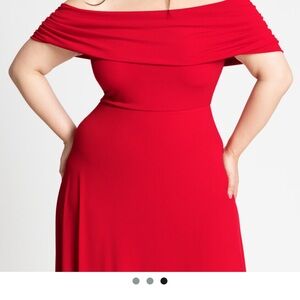 Eloquii Strapless Red Dress